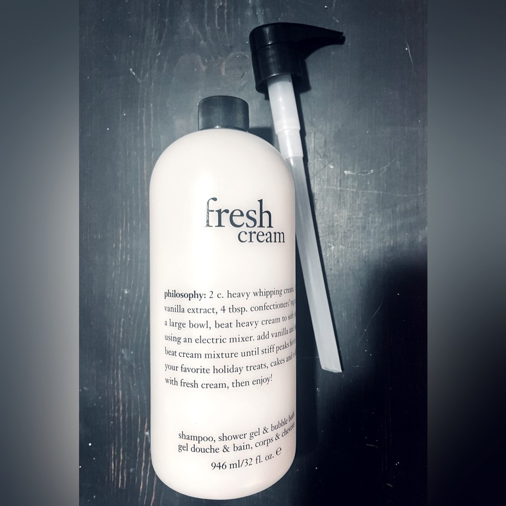 Philosophy fresh cream 3 in 1 shampoo body wash bubble bath 32 oz